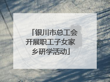 银川市总工会开展职工子女家乡研学活动