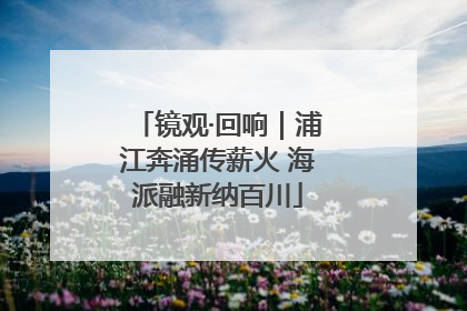 镜观·回响｜浦江奔涌传薪火 海派融新纳百川