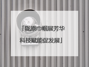 陇原巾帼展芳华 科技赋能促发展