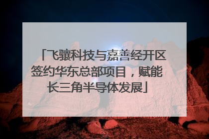 飞骧科技与嘉善经开区签约华东总部项目，赋能长三角半导体发展