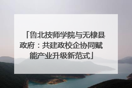 鲁北技师学院与无棣县政府：共建政校企协同赋能产业升级新范式