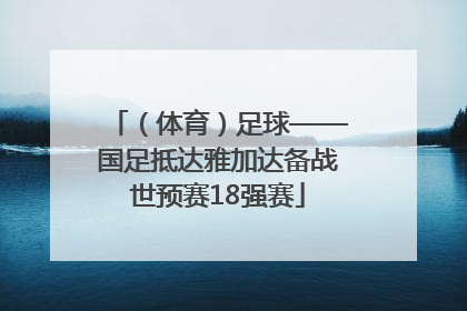 （体育）足球——国足抵达雅加达备战世预赛18强赛