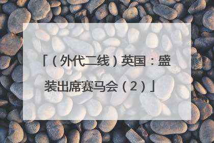 （外代二线）英国：盛装出席赛马会（2）