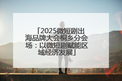 2025微短剧出海品牌大会桐乡分会场：以微短剧赋能区域经济发展