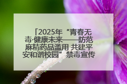 2025年“青春无毒·健康未来——防范麻精药品滥用 共建平安和谐校园”禁毒宣传专题活动在咸宁举行