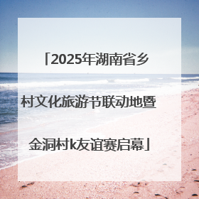 2025年湖南省乡村文化旅游节联动地暨金洞村k友谊赛启幕