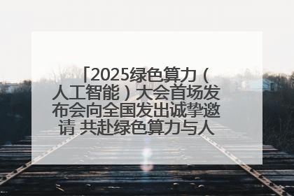 2025绿色算力（人工智能）大会首场发布会向全国发出诚挚邀请 共赴绿色算力与人工智能融合之约