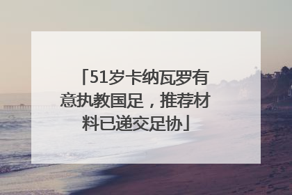 51岁卡纳瓦罗有意执教国足，推荐材料已递交足协